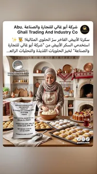 سكر أبيض فاخر - شركة أبو غالي للتجارة والصناعة