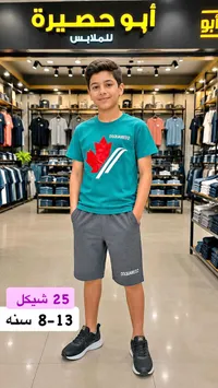 طقم صيفي للأولاد - ديسكوارد (Dsquared2) - سوق غزة