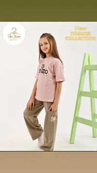 طقم ملابس صيفي للأطفال - Enzo Paris