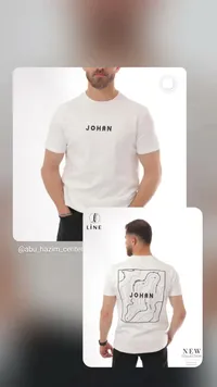 تيشيرت رجالي قطني بتصميم عصري - جوهان (Johan)