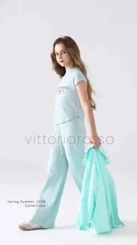طقم ملابس صيفي للبنات - فيتوريا روسا (Vittoria Rossa)