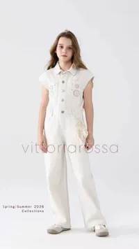 جمبسوت صيفي للبنات - فيتوراروسا (Vittoriarossa)