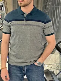 قميص بولو رجالي كاجوال بياقة