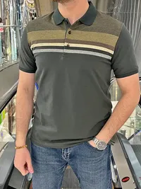 تيشيرت بولو رجالي مخطط