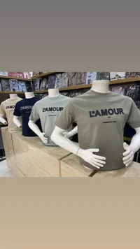 تيشيرت رجالي قطني - لامور (L'amour)