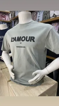تيشيرت رجالي بياقة دائرية - لامور (L'amour)