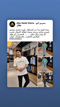 ملابس رجالية - معرض أبو هلال