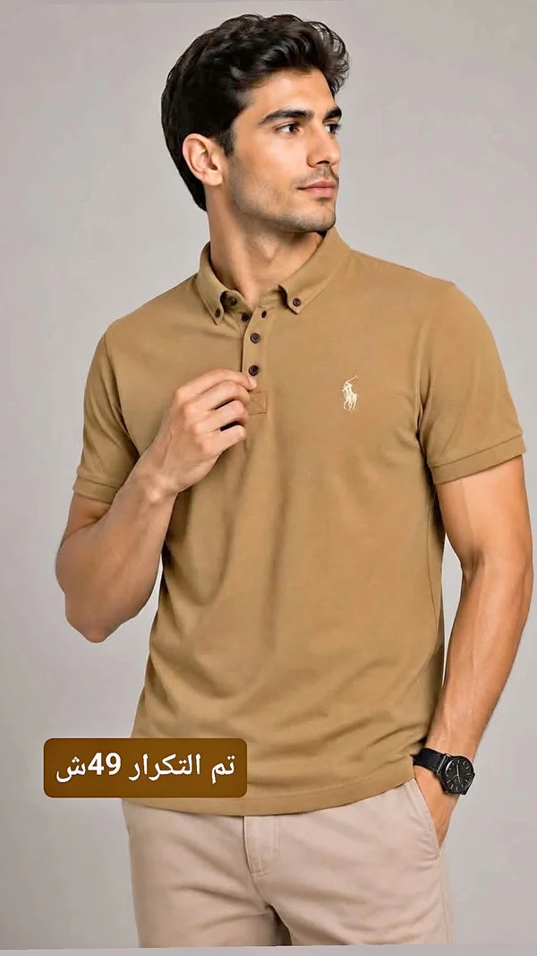 تيشيرت بولو رجالي - بولو رالف لورين (Polo Ralph Lauren) - ملابس رجالية - سوق غزة