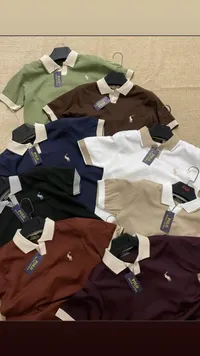 قميص بولو رجالي بأكمام قصيرة - بولو رالف لورين (Polo Ralph Lauren)