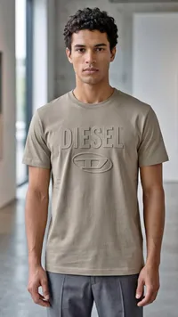 تيشيرت رجالي بياقة دائرية - ديزل (Diesel)