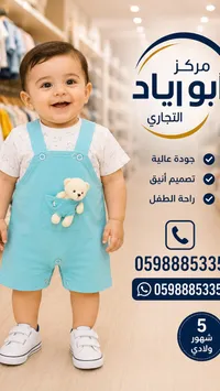 طقم سالوبيت صيفي للأطفال - مركز أبو رياد التجاري