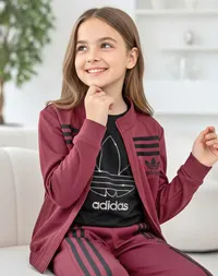 طقم رياضي بناتي - أديداس (Adidas)