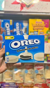بسكويت أوريو مغطى بالشوكولاتة البيضاء (Oreo)
