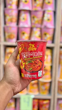 رامين بنكهة الدجاج الحار (2X Spicy) - نودلز جاهزة
