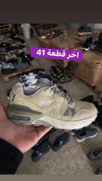 حذاء رياضي كاجوال بيج مع تفاصيل رمادية