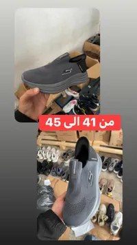 حذاء رياضي سليب أون رمادي