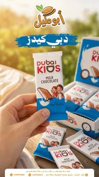شوكولاتة بالحليب دبي كيدز - أبو كميل (Dubai Kids)