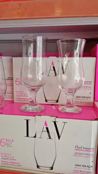 طقم كاسات زجاجية - لاف (Lav)