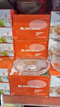 طقم صحون زجاجية - بلينك ماكس (Blinkmax)