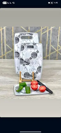 طقم ألواح تقطيع رخامية (Marble Cutting Board Set)