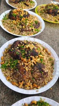 دجاج مندي مع أرز