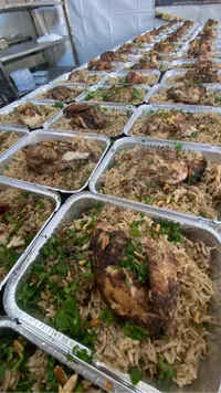 وجبة مشاوي شرقية - دجاج مع أرز
