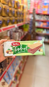 ويفر محشو بكريمة البندق - توركو (Torku)