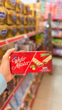 ويفر كريب بحشوة الكاكاو والبندق - ويفر ماستر (Wafer Master)