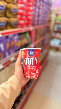 لبن زبادي بالفراولة - توتي (Toty)