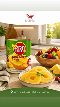 شرائح أناناس في شراب خفيف - تامي (Tami)