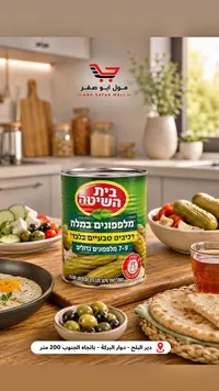 مخلل خيار في محلول ملحي - بيت هشيطا (Beit Hashita)