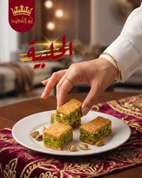 بقلاوة بالفستق الحلبي - أبو السعود