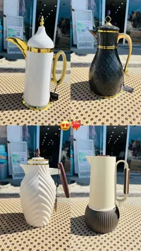 مجموعة إبريق القهوة والشاي الفاخرة