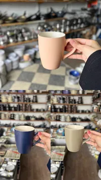 كوب سيراميك بدون مقبض