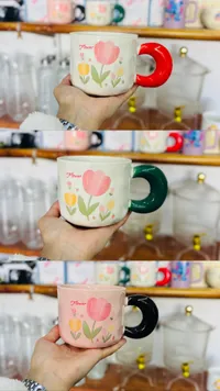كوب سيراميك فلاور - Flower Mug