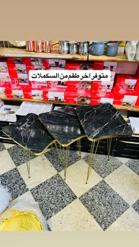 طقم طاولات جانبية رخامية (Blinkmax)