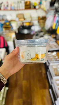 علبة حفظ طعام بلاستيكية شفافة 0.5 لتر