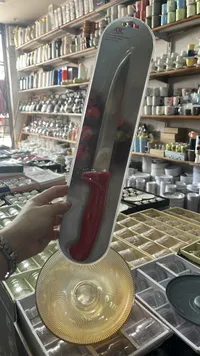 سكين مطبخ بمقبض أحمر - إيه إس سي (ASC)
