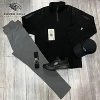 طقم رجالي سيجر جولف - جاكيت وبنطال وإكسسوارات