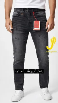 جينز رجالي بيناز مان - أسود مقطع