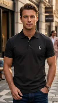 تيشيرت بولو رجالي كلاسيكي - رالف لورين (Ralph Lauren)