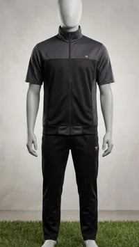 طقم رياضي رجالي قصير الأكمام - أديداس (Adidas)