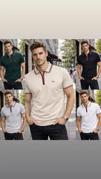 تيشيرت بولو رجالي بسحاب - تومي هيلفيغر (Tommy Hilfiger)