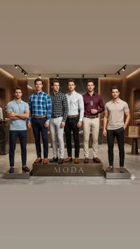 تشكيلة ملابس رجالية عصرية - مودا (Moda)