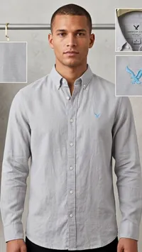 قميص رجالي كلاسيكي - أمريكان إيجل (American Eagle)