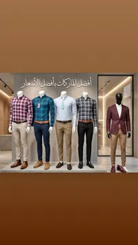 تشكيلة ملابس رجالية كاجوال ورسمية