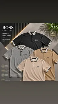 قميص بولو رجالي فاخر - بوس (Hugo Boss)