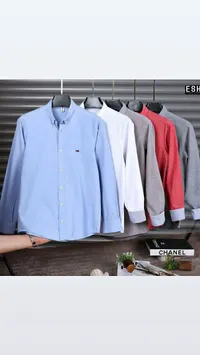 قميص كاجوال رجالي بأكمام طويلة - تومي هيلفيغر (Tommy Hilfiger)