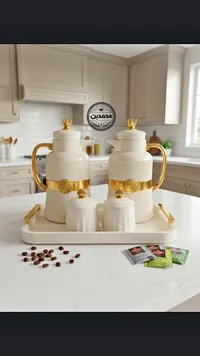طقم حافظات شاي وقهوة - محمدين