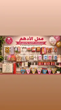 محل الأدهم لمستلزمات الكيك والحلويات